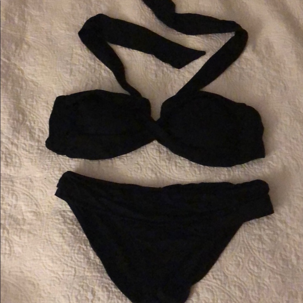 Everything But Water Seafolly Black Bikini